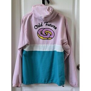 Odd Future Colorblock Anorak Unisex Windbreaker Quarter Zip Jacket Sz M OFWGKTA